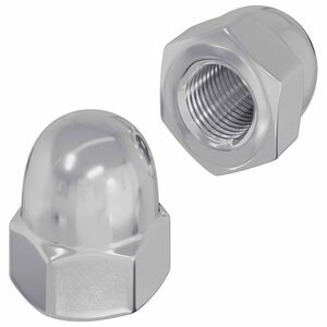 vidaXL Sekskantet Egetr&aelig; M&oslash;trikker 2 pcs S&oslash;lv m8 Metal