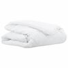 vidaXL 2-i-1 Dyne 221 x 140 x 10 cm Vinter Polyester Hvid &Aring;ndbar
