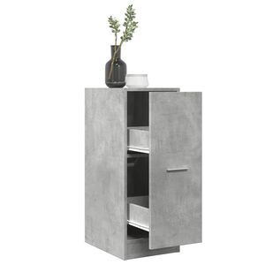 vidaXL apotekerskab 30x41x77,5 cm konstrueret tr&aelig; betongr&aring;