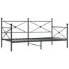 vidaXL daybed uden madras 100x200 cm st&aring;l sort
