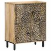 vidaXL skab 60x33x75 cm massivt mangotr&aelig;