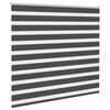 vidaXL zebragardin sort 155x100 cm stofbredde 150,9 cm polyester