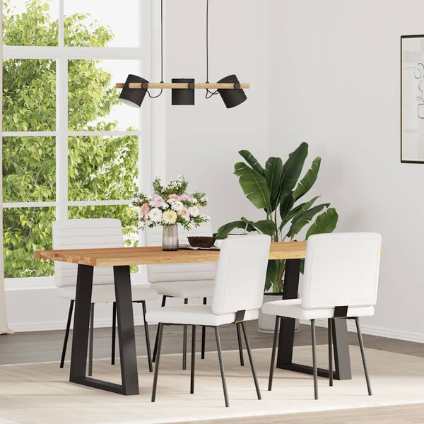 vidaXL spisebordsstole 4 stk. kunstlæder hvid