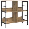 vidaXL Bogreol 4 niveauer 82 x 32 x 79 cm Konstrueret tr&aelig;