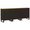 vidaXL Sideboard Brun Massivt mangotr&aelig;