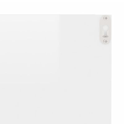 vidaXL væghylder 2 stk. 40x11,5x18 cm hvid højglans