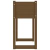 vidaXL plantekasse 78x40x81 cm massivt fyrretr&aelig; gyldenbrun