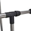 vidaXL justérbare tøjstativer 2 stk. 2 bøjlestænger