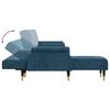 vidaXL L-formet sovesofa 271x140x70 cm velour bl&aring;