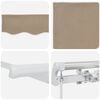 vidaXL Markise Beige 300 x 250 x 165 cm Polyester