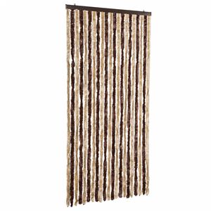 vidaXL insektgardin 90x200 cm chenille beige og lysebrun