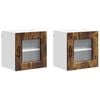 vidaXL Panel til opvaskemaskine Kalmar 2 pcs R&oslash;get eg 40 x 31 x 40 cm