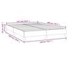 vidaXL Boxspring sengeramme 140x200 cm stof sort