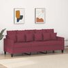 vidaXL 3-personers sofa 180 cm stof vinr&oslash;d