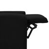 vidaXL løftestol med massagefunktion stof sort