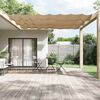 vidaXL lodret markise 140x800 cm oxfordstof gr&aring;brun