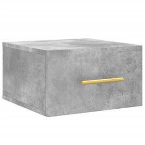 vidaXL v&aelig;gh&aelig;ngt sengebord 35x35x20 cm betongr&aring;