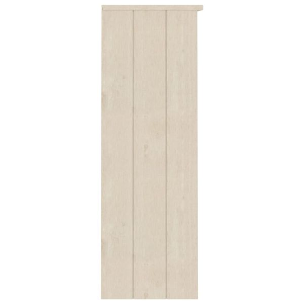 vidaXL overdel til skænk HAMAR 85x35x100 cm fyrretræ honningbrun