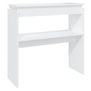 vidaXL konsolbord 80x30x80 cm konstrueret tr&aelig; hvid