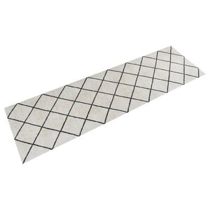vidaXL k&oslash;kkent&aelig;ppe 45x150 cm firkant vaskbart fl&oslash;jl