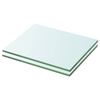 vidaXL hylder 2 stk. glaspanel 20 x 20 cm klar