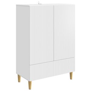 vidaXL Sideboard Hvid 66 x 34,5 x 95 cm Konstrueret tr&aelig;