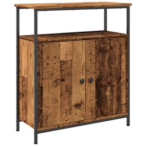 vidaXL skab 70x30x80 cm konstrueret tr&aelig; antikt tr&aelig;look