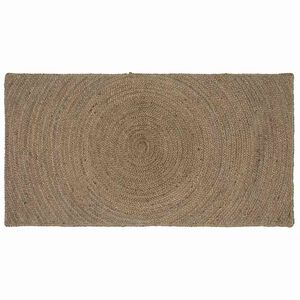 vidaXL T&aelig;ppe Gr&aring; 60 x 110 cm Jute