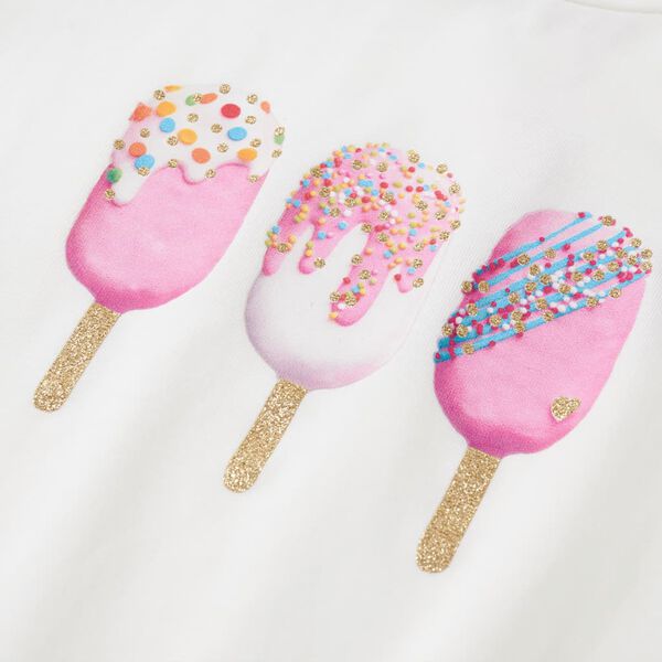 T-shirt til b&oslash;rn str. 140 ecrufarvet