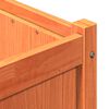 vidaXL plantekasse 150x50x50 cm massivt fyrretræ gyldenbrun