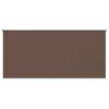 vidaXL Udend&oslash;rs rullesk&aelig;rm 90% UV blok Gr&aring;brun 300 x 230 cm HDPE