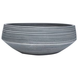 vidaXL h&aring;ndvask til bordplade &Phi;41x14 cm rund keramik gr&aring;