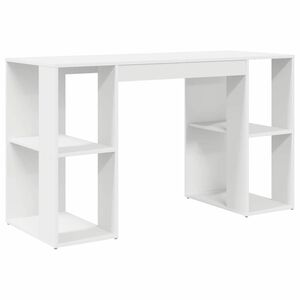 vidaXL Bord Hvid Konstrueret tr&aelig; 130 x 50,5 x 75 cm