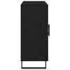 vidaXL Sideboard Sort eg 90 x 34 x 80 cm Konstrueret tr&aelig;