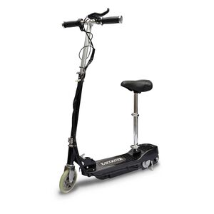 vidaXL elektrisk l&oslash;behjul med s&aelig;de 120 W sort