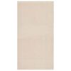 vidaXL Shaggy t&aelig;ppe beige 120x183 cm polyester