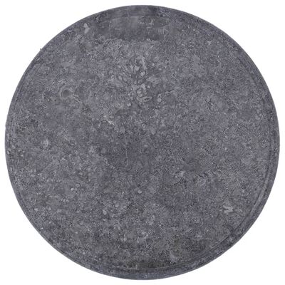 vidaXL bordplade Ø40x2,5 cm marmor grå
