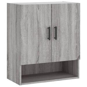 vidaXL v&aelig;gskab 60x31x70 cm konstrueret tr&aelig; gr&aring; sonoma-eg