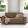vidaXL 2-personers sofa brun 180x78x84 cm stof