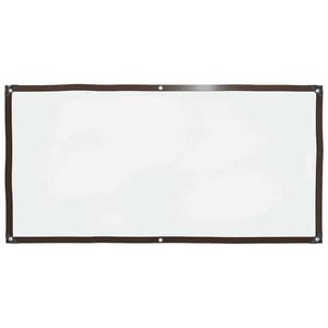 vidaXL klar presenning med &oslash;jer 1x2 m polyethylen