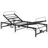 vidaXL Elektrisk Justerbar Sengetramme Sort 75 x 190 cm St&aring;l