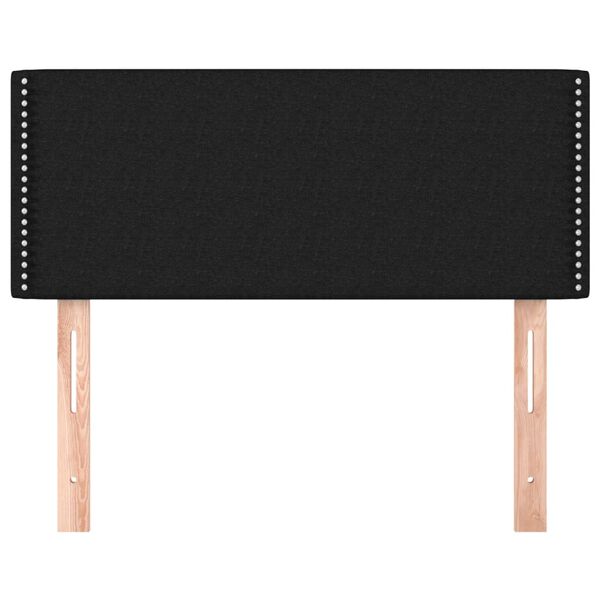 vidaXL sengegavl 80x5x78/88 cm stof sort