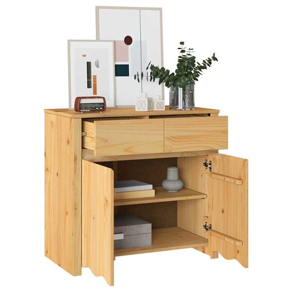 vidaXL Sideboard Drammen Egetræsfarvet 79 x 43 x 75.5 cm
