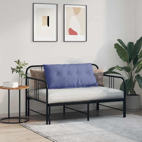 vidaXL Rygpude Jeans bl&aring; 100 x 19 x 50 cm Stof