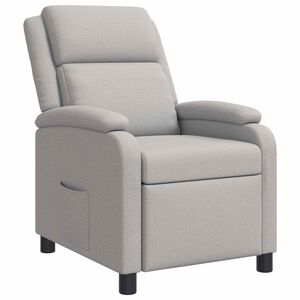 vidaXL Recliner Skygr&aring; Stof