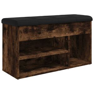 vidaXL skob&aelig;nk 82x32x45,5 cm konstrueret tr&aelig; r&oslash;get egetr&aelig;sfarve