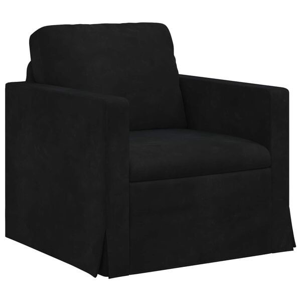 vidaXL Sofa Sort Samlede dimensioner: 78 x 78 x 80 cm (B x D x H)
