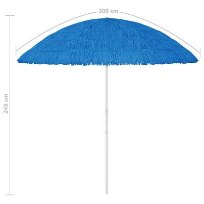 vidaXL Hawaii-parasol 300 cm blå
