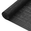 vidaXL afsk&aelig;rmning 3,6x25 m HDPE 75 g/m&sup2; sort