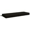 vidaXL Rygpude SOEST 100% polyester Sort 120 x 40 x 10 cm